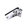 Mxeol Boat Shortside Hinge Flush Hatch Compartment Hinges Stainless Steel Five Holes Boat Door Hinges 3" x 1-1/2" W/Screws Pair