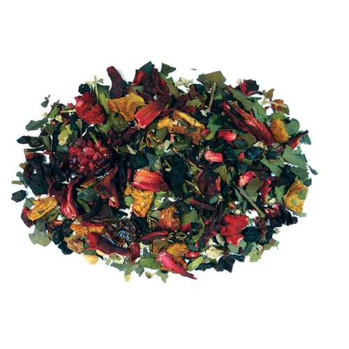 Very Berry Guayusa with Elderberry, Blackberry, Strawberry, Raspberry & Hibiscus Tea - Gourmet Loose Leaf Tea - 1 Pound (16 Oz.) Pouch