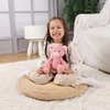 Apricot Lamb Plush Toys Corduroy Pig Stuffed Animal Soft Cuddly Perfect for Child (Corduroy Pig，8.5 Inches)