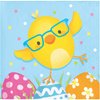 Creative Converting Happy Easter Beverage Napkins, 5", Multi-color
