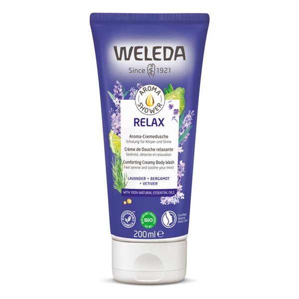Weleda Creamy Body Wash, Lavender, 6.8 Fluid Ounce