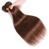 Color #4 Bundles Dark Brown Straight Human Hair Bundles Color #4 Straight Bundles Human Hair 3 Bundles 10 10 10 Inch Chocolate Brow Bundles Remy Hair Extensions