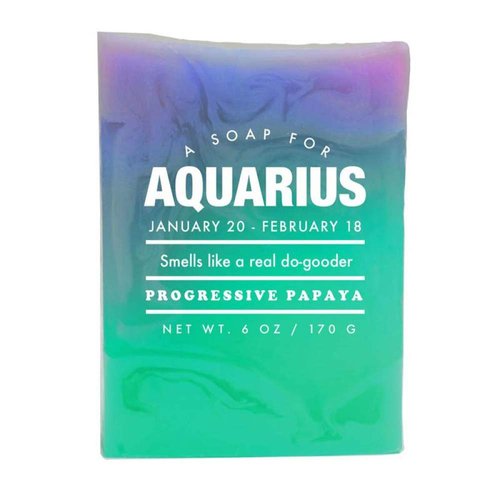 Whiskey River Soap Co. - Astrology 6 Ounce Bar Soap - (Aquarius)