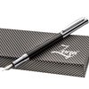 ZenZoi Elite Carbon Fiber Fountain Pen – Elegant Writing Experience with Schmidt Fine Point Nib. Luxury Pen Gift Set, Converter, 2 Ink Refills. Premium, Executive Pen for Men or Women.