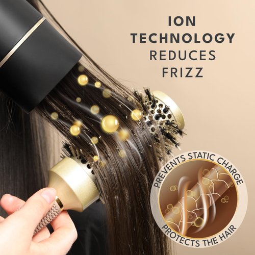 LEBENLANG Ionic Hair Dryer 1875W - Compact, Portable, Lightweight, with Diffuser and Bag for Travel