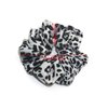 Leopard Print Hair Accessories Bundle - Ring, Elastic Band, Head Flower, Hair Rope for Women or Girls (Pack of 4)