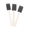 Foam Paint Brushes, Sponge Brushes, Sponge Paint Brush, Foam Brushes, Foam Brushes for Painting, Foam Brushes for Staining Paint Sponges Foam Brush (12pcs, 1 inch Black)