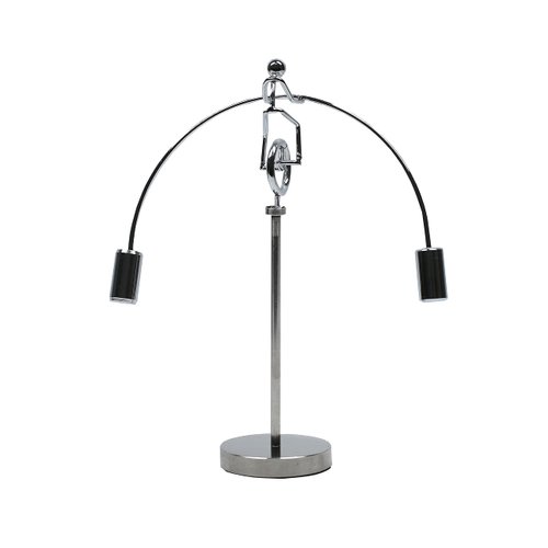 MagicTech Steel Balance Toy Balancing Tumbler Toy Kinetic Art Balance Toy Decompressive Science Psychology Home Offic Decor Desk Toy PH04