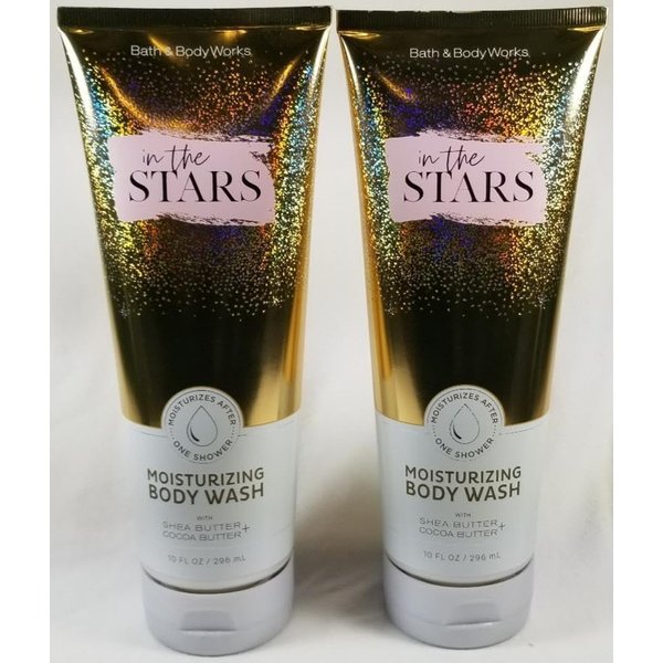 2 IN THE STARS Shea Butter Moisturizing bath Body Wash 10 oz