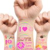 560PCS Donut Party Favors Temporary Tattoos - Sweet Candy Ice Cream Candyland Two Sweet Summer Baby Shower Birthday Party Supplies Decorations Goodie Bag Stuffers Favors Dessert Tattoo Stickers(30 Sheets)