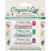 OrganiLip Cherry, Spearmint, Acai Flavored Organic Lip Balm (3 Pack) USDA Certified Organic to Moisturize, Soothe, Soften, Hydrate, and Nourish Cracked & Chapped Lips 100% cruelty free
