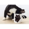 Black Cat Coffee Mug - Ceramic Funny Coffee Mug - Perfect Cat Lover Gift - Cute Cat Coffee Mugs Present - Great Birthday or Christmas Surprise for Friend or Coworker, Men and Women (11oz)