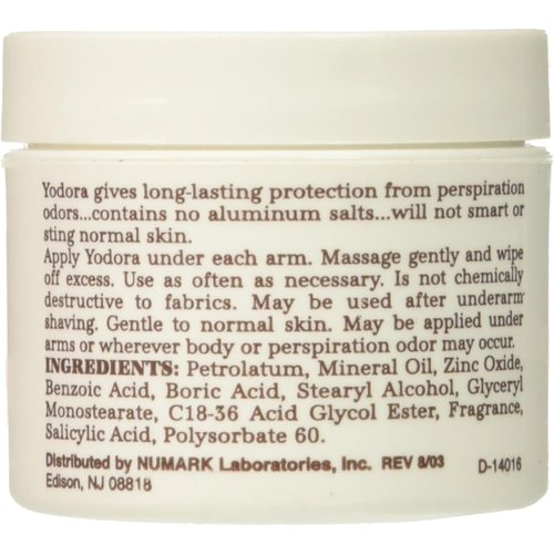 Yodora Deodorant Cream - 2 oz by Yodora