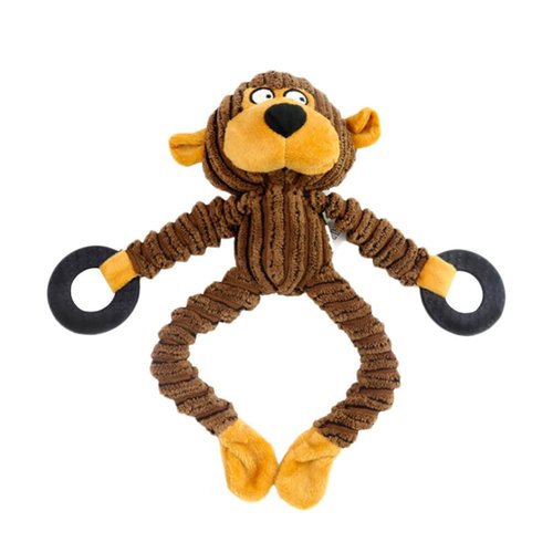 Hemobllo Style Plush Dog Toy Squeaker Chew Toy Aggressive Chewers Interactive Sound Production Pet Plaything