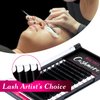 Cashmere Eyelash Extensions 0.05 C Curl 8-16mm Mixed Tray Premium Individual Lash Extensions, Silk Volume & Classic Lashes Soft Matte Dark Professional Eyelashes Extension Salon Use(0.05-C-8-16 mm)