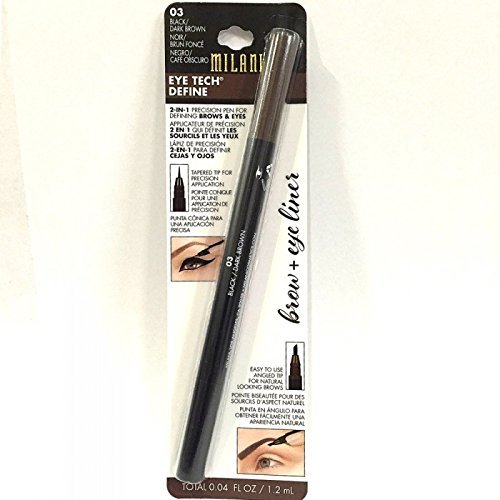 EYE TECH DEFINE 03 BLACK/DARK BROWN 2-in-1 EYE & BROW PEN LINER