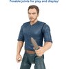 Mattel Jurassic World Dominion Human & Dino Action Figure Pack, Owen & Velociraptor Beta Figures & Accessories, Collectible Toy Dinosaur Set
