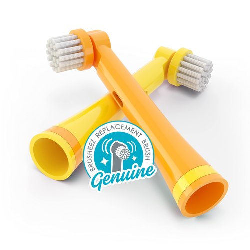 Brusheez® Electronic Toothbrush Replacement Brush Heads 2 Pack (Jovie the Giraffe)