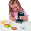 Play-Doh Kitchen Creations Cheesy Sandwich Play Food Set for Kids 3 Years and Up Elastix Compound and 6 Additional Colors