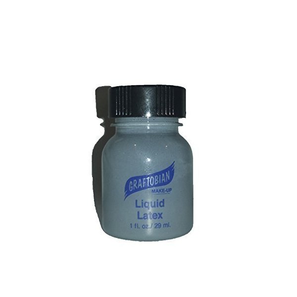 Graftobian Liquid Latex, Colored 1 Ounce - Black