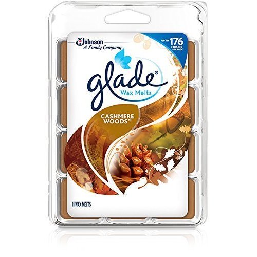 Johnson Glade Wax Melts Cashmere Woods, 11 Count, 4.26 oz. by Glade