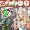 48 Pieces Bubbles Party Favors for Kids Football Bubble Wands Sports Party Favors Mini Bubble Wands Football Goodie Bags Stuffer Classroom Prizes Birthday Gifts (Football)