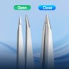 Velodios Pointed Tweezers for Women, Professional Precision Tweezers, Best Tweezers for Eyebrow, Facial Hair,Chin Hair and Ingrown Hair Removal, Premium Stainless Steel Pointed Tip Tweezers