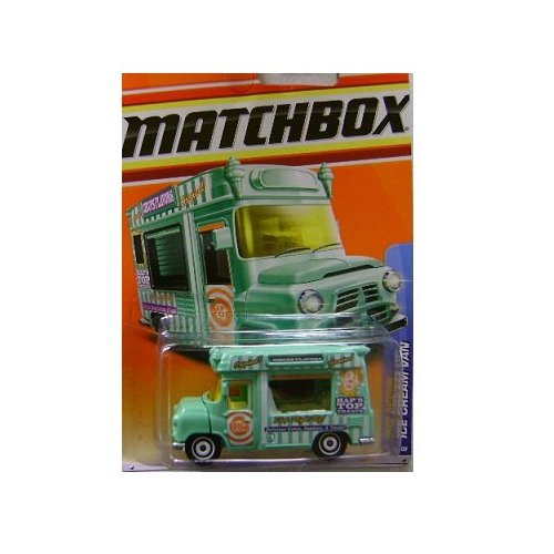 Matchbox 2011, Ice Cream Van (Green) 63/100. City Action. 1:64 Scale.
