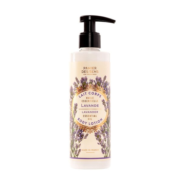 Panier des Sens Lavender Shea butter Body lotion for dry skin, body cream - Made in France 97% natural - 8.45 Floz/250ml