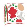 Mrs. Claus Hanging Sign Craft Kit, Makes 12