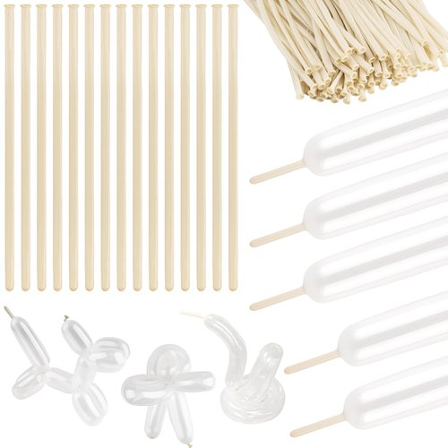 260 Balloons Clear, 100 PCS Long Balloons, Premium Latex Balloon Animal Balloons, Beginners Long Skinny Balloons, Weddings Birthdays Party Decorations