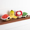Club Mocchi Mocchi Mario Kart Plushies - Red Shell Plushie - Squishy Mario Toys - Collectible Mario Figures and Cute Stuffed Animals - Holiday Gifts and Stocking Stuffers for Kids - 6 Inch