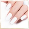 Omainy Gel Nail Polish White,1PCS 15ML White Nail Polsih Soak Off White Gel Polish Nail Art Manicure Salon DIY Nail Uv Lamp Gel Nail Design Decoration at Home 0.5 OZ