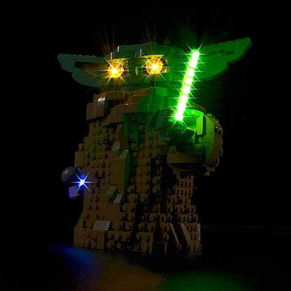 Kyglaring Led Lighting Kit for Lego Star Wars The Mandalorian The Child - Compatible with Lego 75318 Building Blocks Model- Not Include The Lego Set