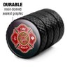 Firefighter Fire Rescue Maltese Cross Tire Rim Wheel Aluminum Valve Stem Caps