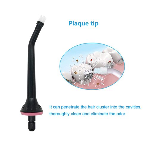 Replacement Tips fit for Nicwell Water Flosser, Jet Nozzel Black 3 PCS