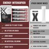 CardoMax Energy Intensifier Liquid Energy Boosting Water Flavoring with 200mg Caffeine, BCAA, 100% Vitamins B12, B6, and B3, Keto-Friendly, Vegan, Sugar-Free, No Calories - Black Cherry Flavor