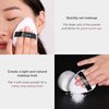 Solone 5Pcs Soft Powder Puff Makeup Sponge With Case - Perfect for Loose and Setting Powder, Foundation, Concealer; Easily Conforms to the Face and Reusable