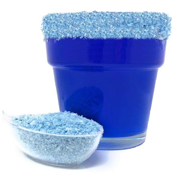 Snowy River Blue Cocktail Salt - Naturally Colored Margarita Salt, Margarita Rimmer, Beverage Rimmer, Cocktail Rimming Salt, Decorative Salt, Kosher (1lb Bag)