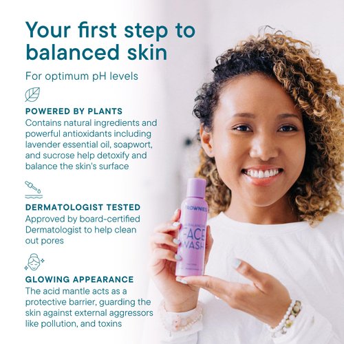 Frownies pH-Balancing Face Wash - Deep & Gentle Cleansing Face Wash with Moisture Retention - For Balancing and Exfoliating Action - Soap-free Face Wash - Suitable for All Ages And Skin Types, 5oz