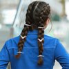 3 Pcs Ponytail Holder Hair Clips Metal High Ponytail Hair Buckles Decorative Barrettes Ponytail Cuff Strong Hold French Fine Hair Jaw Clips Accessories for Women (Silver)