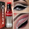 Magik 4-8 Pack Colorful GLITTER Liquid Eyeliner Set Matte Neon Waterproof (8 Pack(2 Ea), Red+Green+Silver+White)