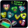 Hearts Rock Painting Kit for Kids - Glow in The Dark - Arts and Crafts for Girls Ages 4-12 – Christmas Gifts for Girls Art Toys Kids Craft Kits – Birthday Gifts for 4 5 6 7 8 9 10 11 12 Year Old Girls