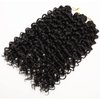 GoGo Curl Curly Crochet Hair for Women Water Wave Crochet Hair Deep Wave Braiding Hair Bohemian Crochet Braids Synthetic Hair Extensions (18 inch(Pack of 6), 1B Natural Black)