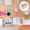 Montessori Busy Board Accessory for Toddlers,Led Light Switch Busy Board Parts Educational Early Education Child Toy DIY Accessory with Screw Interactive Sensory Toy for Toddlers Child Kids