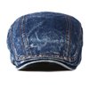2 Pack Mens Denim Cotton Newsboy Cap Ivy Gatsby Driving Hunting Cabbie Hats (2 Pack-I)