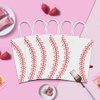Youghuen 16 PCS Baseball Snack Bags,Baseball Paper Bags with Handle as Goodie Bags, Candy Bags for Team, Birthday Party Favors Supplies Sports Party Decoration, white