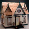 AUEAR, 1:12 Dollhouse Miniature Furniture Unpaint Wooden Doors for DIY Scene Doll Home Furniture Craft (2 Panel Style A)