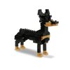 BOROLA Pet Dog Building Blocks Set Educational Toy Realistic Fun Animal Assembly Kit Toys Games(Doberman Pinscher Blocks)
