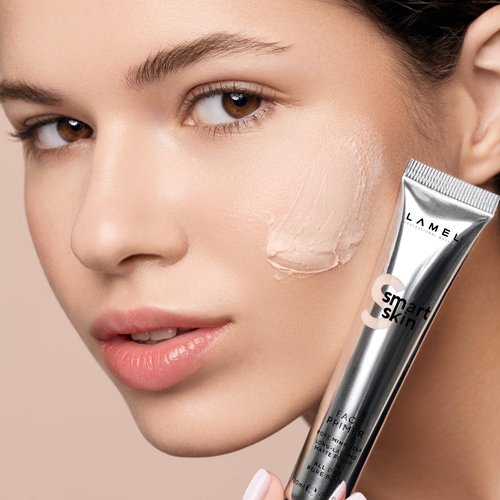Lamel SmartSkin Face Primer - Moisturised and Smooth Skin - Pore Erasing, Hydrating, Long-Lasting & Matte Finish - Natural Color N. 401-0.68oz.